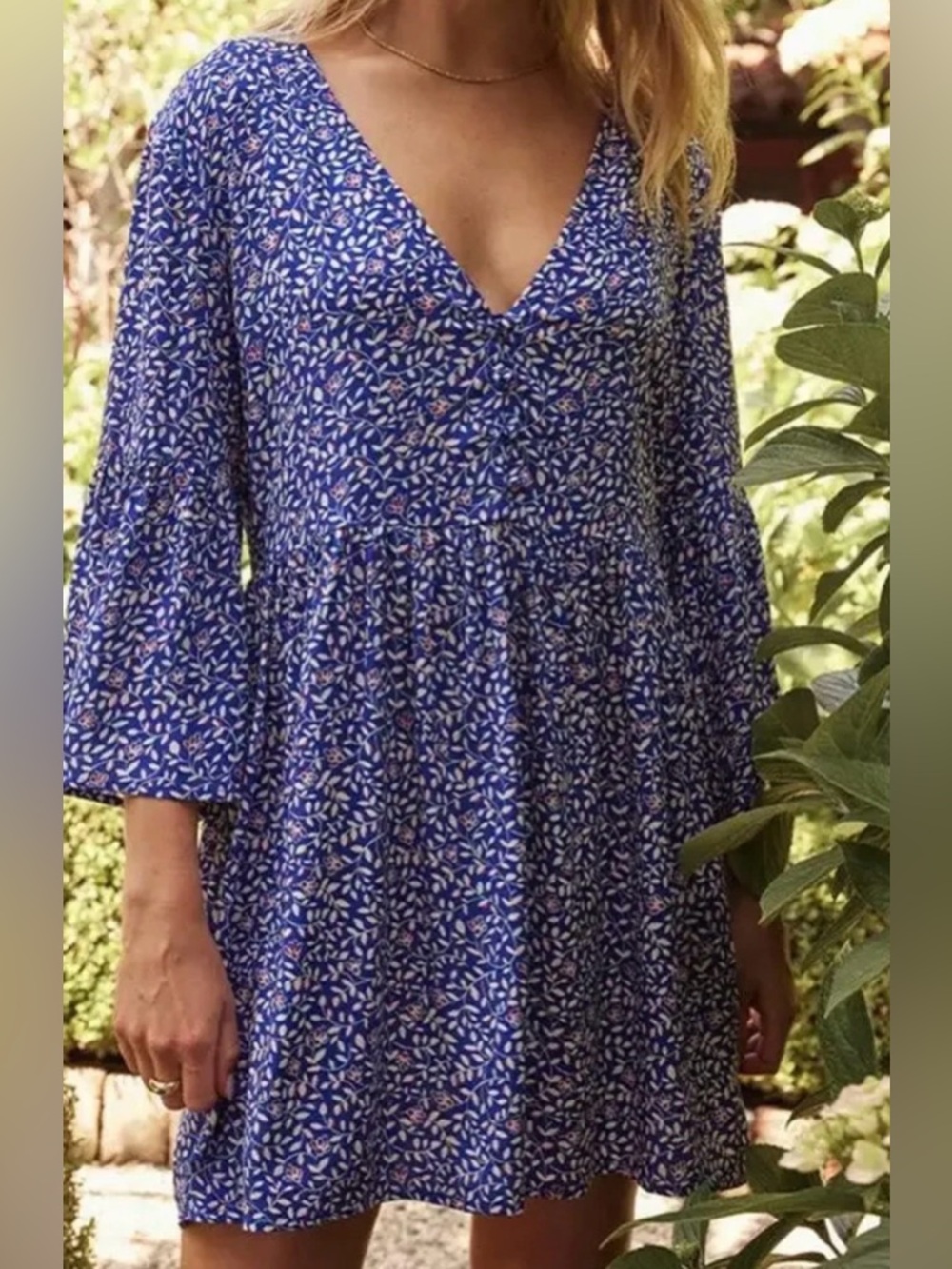 Summersalt The Easy Breezy Eco Voile Mini Dress Cover up